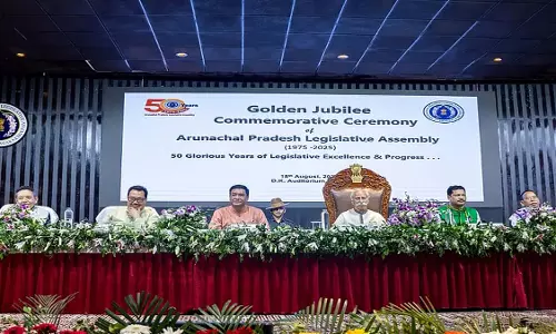 LS अध्यक्ष ने अरुणाचल विधानसभा की स्वर्ण जयंती की सराहना की LS अध्यक्ष ने अरुणाचल विधानसभा की स्वर्ण जयंती की सराहना की