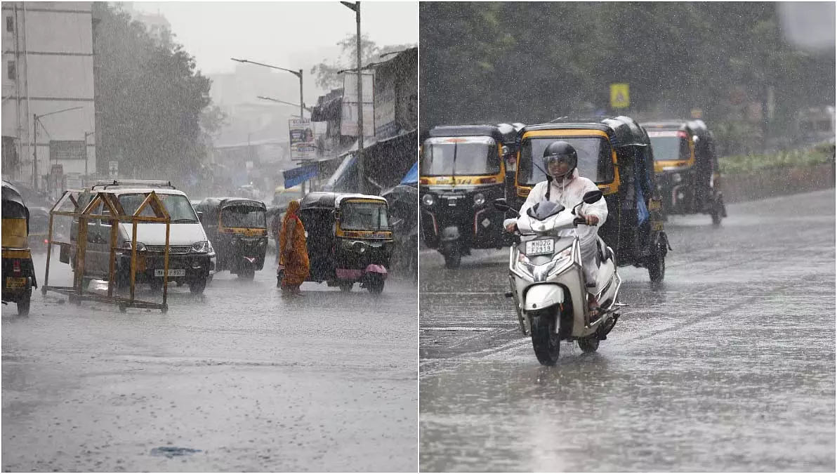 Mumbai : अगले 2 घंटों के लिए शहर रेड अलर्ट पर, लोकल ट्रेनें देरी से चल रही है Mumbai : अगले 2 घंटों के लिए शहर रेड अलर्ट पर, लोकल ट्रेनें देरी से चल रही है