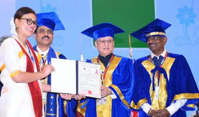 SATG की सोनीबाला देवी को उस्मानिया विश्वविद्यालय द्वारा डॉक्टरेट की उपाधि से सम्मानित किया गया SATG की सोनीबाला देवी को उस्मानिया विश्वविद्यालय द्वारा डॉक्टरेट की उपाधि से सम्मानित किया गया