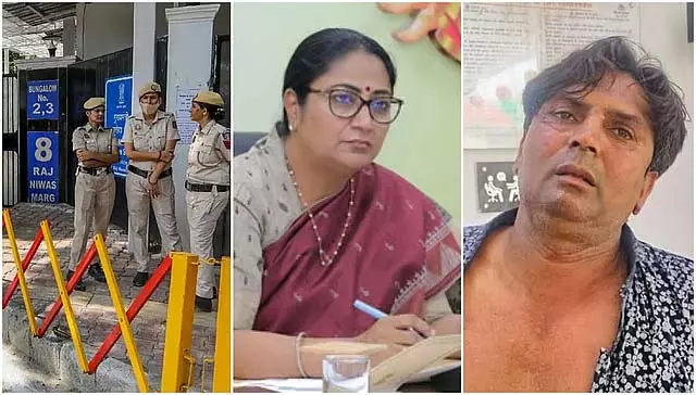 Delhi : जनसम्पर्क कार्यक्रम के दौरान सीएम रेखा गुप्ता पर हमला, व्यक्ति गिरफ्तार Delhi : जनसम्पर्क कार्यक्रम के दौरान सीएम रेखा गुप्ता पर हमला, व्यक्ति गिरफ्तार