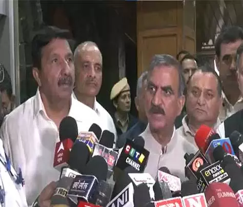 नौकरियां बेचने का रास्ता बंद, BJP पर सुखू का हमला नौकरियां बेचने का रास्ता बंद, BJP पर सुखू का हमला