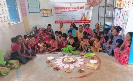 छत्तीसगढ़ रजत महोत्सव अंतर्गत आंगनबाड़ी केन्द्रों में पोषण मेला का आयोजन छत्तीसगढ़ रजत महोत्सव अंतर्गत आंगनबाड़ी केन्द्रों में पोषण मेला का आयोजन