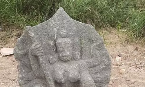 Tamil Nadu : 14वीं सदी की देवी की मूर्ति मिली Tamil Nadu : 14वीं सदी की देवी की मूर्ति मिली
