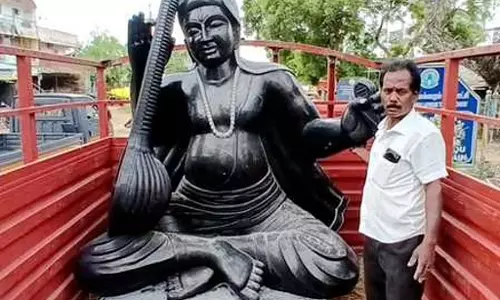 Tamil Nadu : मामल्लापुरम की मूर्तियां अयोध्या ले जाई जा रही हैं Tamil Nadu : मामल्लापुरम की मूर्तियां अयोध्या ले जाई जा रही हैं