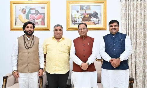 सीएम साय ने मंत्री बने राजेश अग्रवाल, खुशवंत साहेब और गजेंद्र यादव को दी बधाई