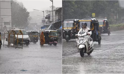 Mumbai : अगले 2 घंटों के लिए शहर रेड अलर्ट पर, लोकल ट्रेनें देरी से चल रही है
