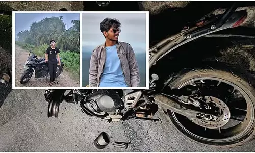 Shivmoga : सड़क दुर्घटना में दो मेडिकल छात्रों की मौके पर ही मौत Shivmoga : सड़क दुर्घटना में दो मेडिकल छात्रों की मौके पर ही मौत