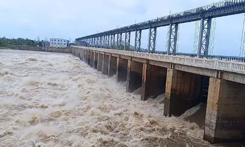 Karnataka : तुंगभद्रा नदी उफान पर