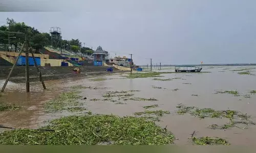 भद्राचलम में Godavari का जलस्तर बढ़ रहा, पहली चेतावनी जारी भद्राचलम में Godavari का जलस्तर बढ़ रहा, पहली चेतावनी जारी