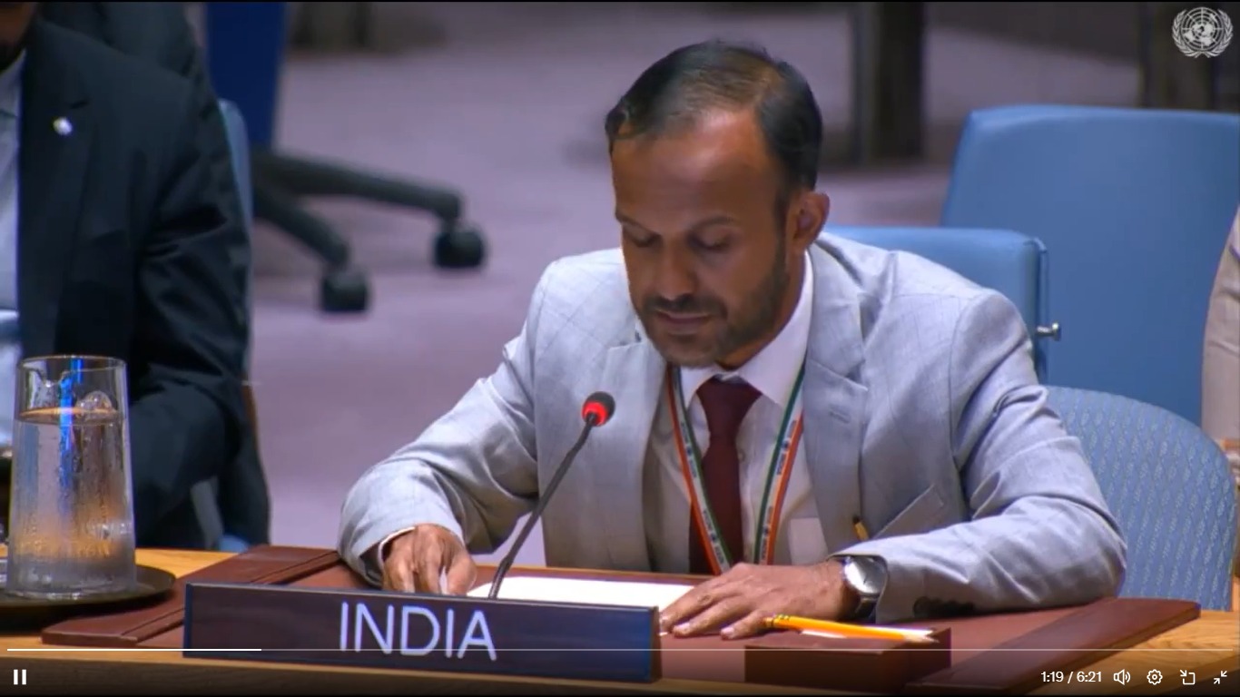 भारत ने UNSC में धार्मिक अल्पसंख्यकों पर पाकिस्तान को दिखाया आईना