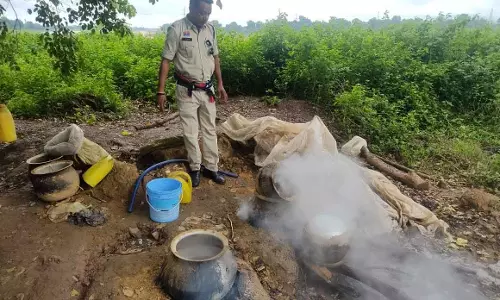 जंगल और नदी किनारे चल रही 4 महुआ शराब की भट्टियां ध्वस्त
