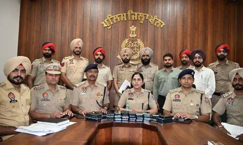 Khanna police ने साइबर धोखाधड़ी के आरोप में 22 लोग गिरफ्तार Khanna police ने साइबर धोखाधड़ी के आरोप में 22 लोग गिरफ्तार