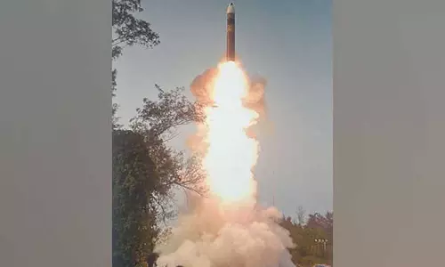 मध्यम दूरी की बैलिस्टिक मिसाइल Agni 5 का सफल परीक्षण मध्यम दूरी की बैलिस्टिक मिसाइल Agni 5 का सफल परीक्षण