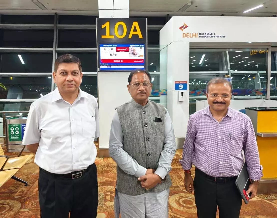 दिल्ली से CM साय की पहली तस्वीर आई सामने दिल्ली से CM साय की पहली तस्वीर आई सामने