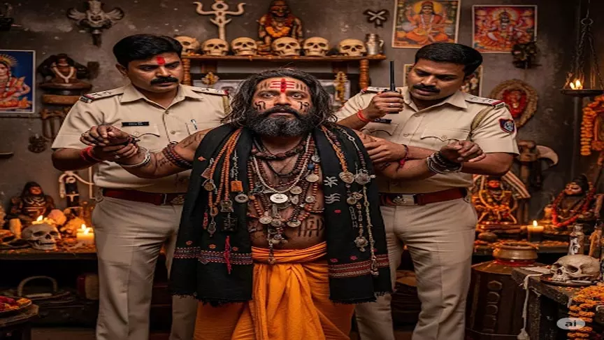 काला जादू के बहाने महिलाओं के साथ अश्लील हरकत, भोंदू बाबा गिरफ्तार काला जादू के बहाने महिलाओं के साथ अश्लील हरकत, भोंदू बाबा गिरफ्तार