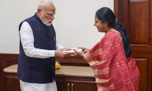 महिला मोर्चा की राष्ट्रीय अध्यक्ष वनथी श्रीनिवासन ने PM मोदी से की मुलाकात