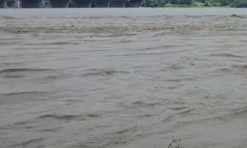 ताजमहल की दीवार तक पहुंचा बाढ़ का पानी, आगरा में भारी बारिश ताजमहल की दीवार तक पहुंचा बाढ़ का पानी, आगरा में भारी बारिश
