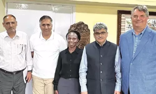 मुख्य सचिव ने ICRISAT के साथ जलवायु स्मार्ट कृषि पर की चर्चा