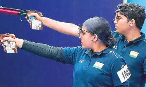 Saurabh-Suruchi की जोड़ी ने 10 मीटर एयर पिस्टल मिश्रित टीम स्पर्धा का कांस्य पदक जीता