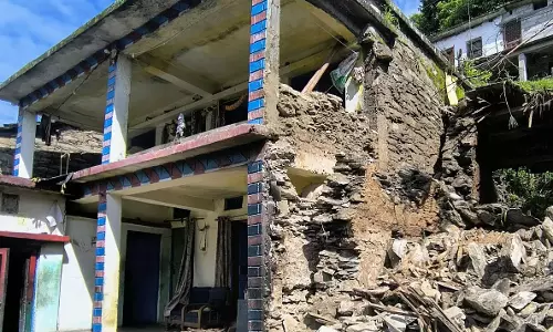 Gopeshwar: भू-धसाव ने छह घरों को बनाया संकटग्रस्त