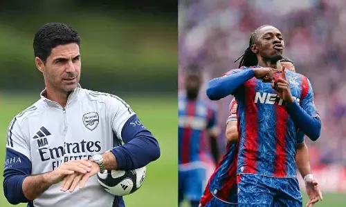 Arteta: टॉटेनहम के सामने हाईजैक किया पैलेस मिडफील्डर Arteta: टॉटेनहम के सामने हाईजैक किया पैलेस मिडफील्डर