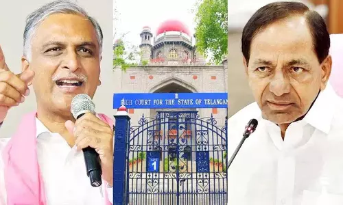 तेलंगाना HC ने कालेश्वरम रिपोर्ट के खिलाफ KCR, हरीश राव की याचिकाओं पर सुनवाई स्थगित की तेलंगाना HC ने कालेश्वरम रिपोर्ट के खिलाफ KCR, हरीश राव की याचिकाओं पर सुनवाई स्थगित की