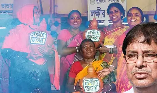 मंत्री की लक्ष्मी भंडार टिप्पणी से विवाद खड़ा हो गया मंत्री की लक्ष्मी भंडार टिप्पणी से विवाद खड़ा हो गया