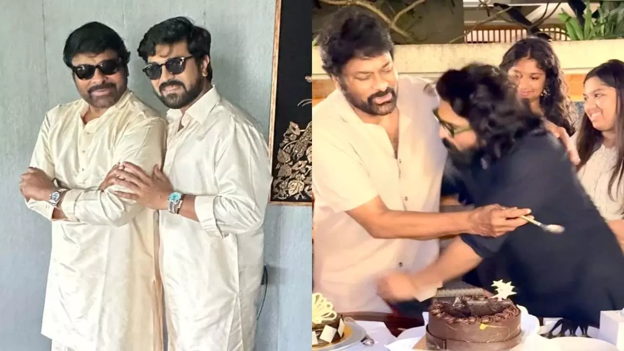 Ram Charan ने दिल को छू लेने वाले जन्मदिन के वीडियो में चिरंजीवी के पैर छुए Ram Charan ने दिल को छू लेने वाले जन्मदिन के वीडियो में चिरंजीवी के पैर छुए