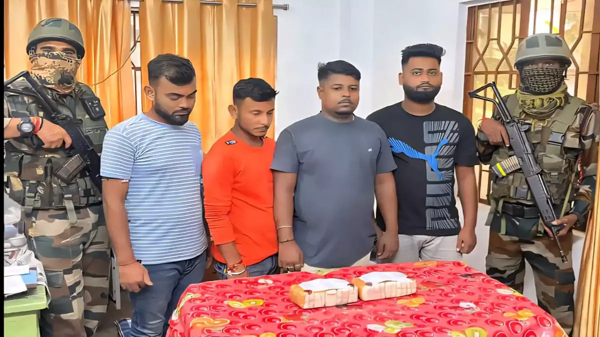 Tripura: 2 करोड़ रुपये मूल्य की मेथैम्फेटामाइन की गोलियां जब्त, 4 गिरफ्तार Tripura: 2 करोड़ रुपये मूल्य की मेथैम्फेटामाइन की गोलियां जब्त, 4 गिरफ्तार