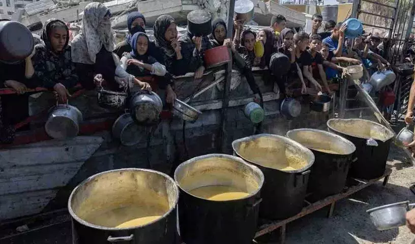 Gaza में भयंकर अकाल की स्थिति.. संयुक्त राष्ट्र ने आधिकारिक तौर पर घोषणा की Gaza में भयंकर अकाल की स्थिति.. संयुक्त राष्ट्र ने आधिकारिक तौर पर घोषणा की