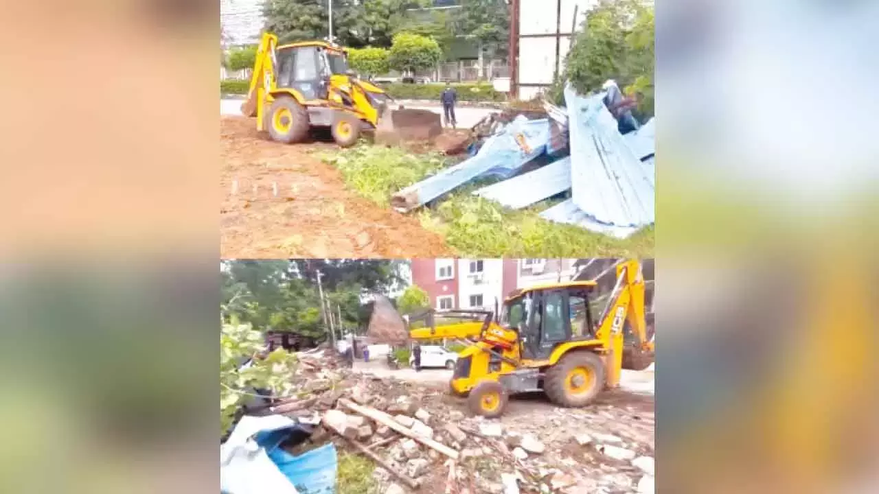 Telangana : हाइड्रा ने माधापुर में 400 करोड़ रुपये की सार्वजनिक भूमि पर पुन दावा किया Telangana : हाइड्रा ने माधापुर में 400 करोड़ रुपये की सार्वजनिक भूमि पर पुन दावा किया