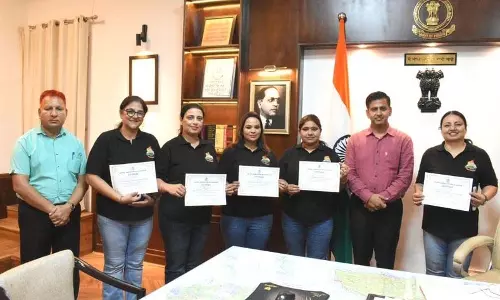 Jalandhar: देशभक्तिपूर्ण राइड फॉर पीस के बाद महिला बाइकर्स लौटीं