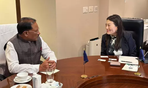 CM साय ने टोक्यो में एनटीटी लिमिटेड जापान की सीईओ कायो इतो से की मुलाकात
