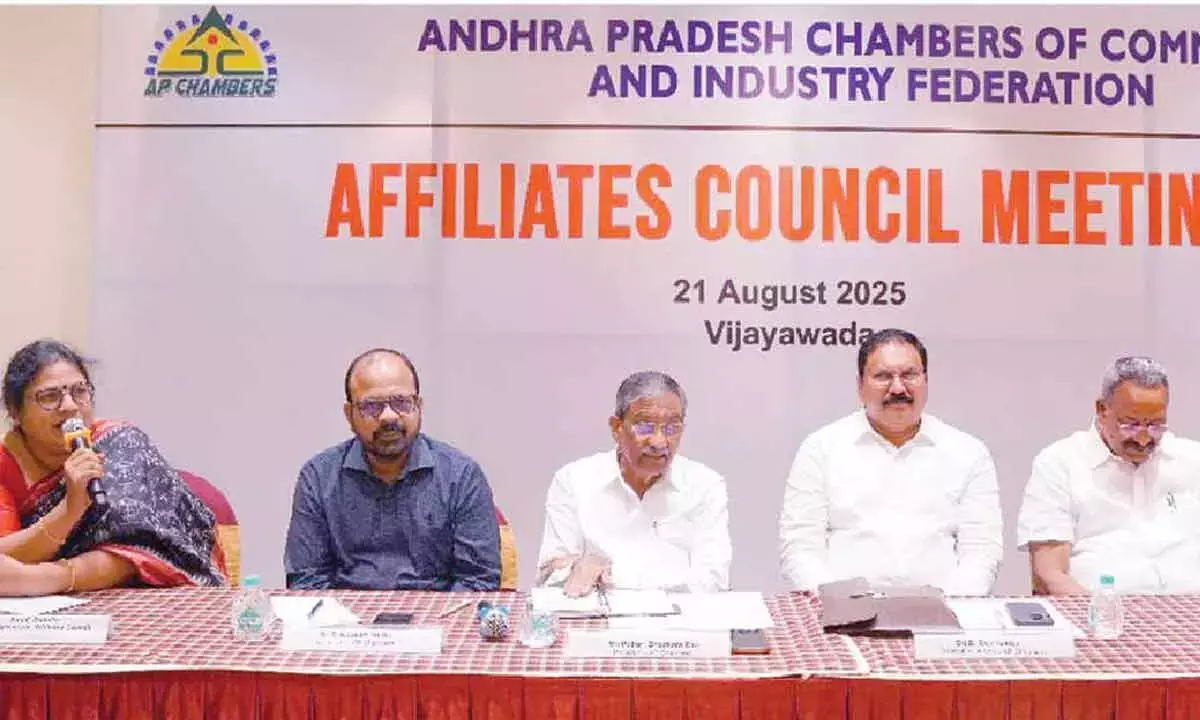 Andhra Pradesh : एपी चैंबर्स ने सरकार को निर्यात में विविधता लाने का सुझाव दिया
