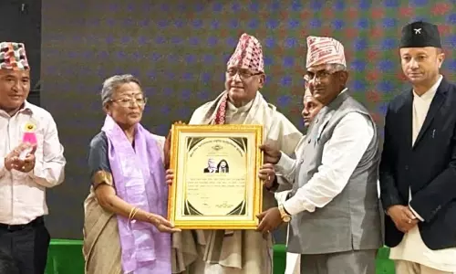 Sikkim : नेपाली भाषा मान्यता आंदोलन में भूमिका के लिए दिल कुमारी भंडारी को सम्मानित किया गया
