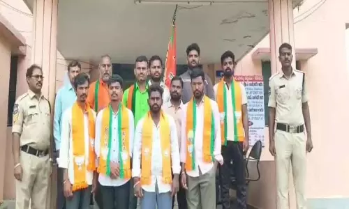 Nagarkurnool में विरोध प्रदर्शन से पहले भाजपा नेता हिरासत में