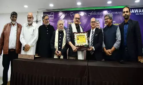 50 वर्ष पूरे करने पर वरिष्ठ पत्रकारों का सम्मान