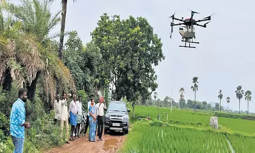 Telangana में यूरिया की कमी दूर करने के लिए किसान नैनो उर्वरकों का  ले रहे हैं सहारा