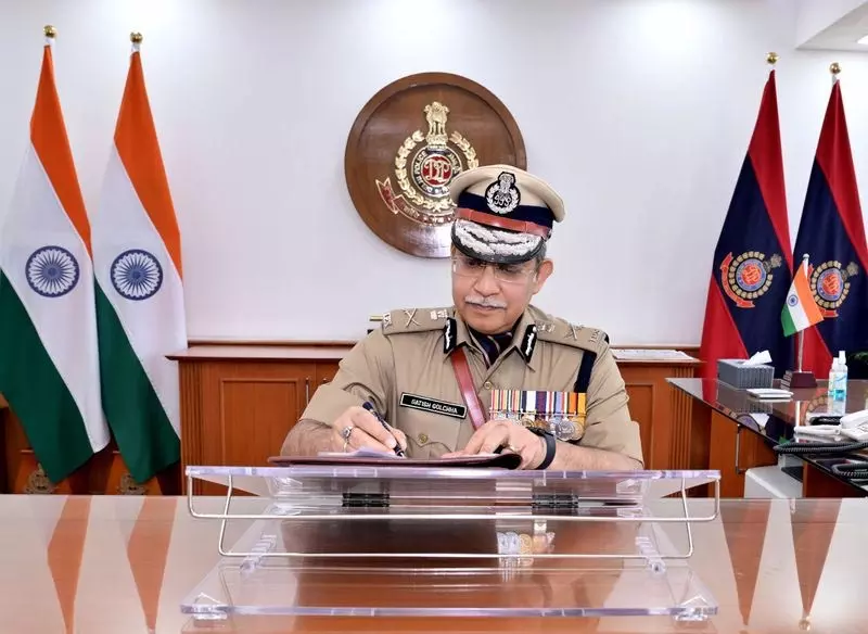 गोलचा ने दिल्ली पुलिस आयुक्त का पदभार संभाला गोलचा ने दिल्ली पुलिस आयुक्त का पदभार संभाला