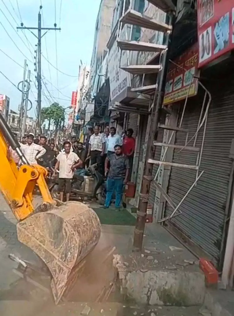 Panipat के बाजारों में अतिक्रमण विरोधी अभियान Panipat के बाजारों में अतिक्रमण विरोधी अभियान