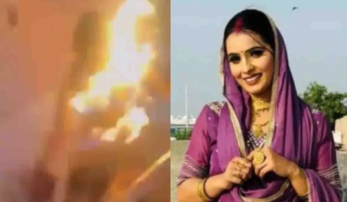 Greater Noida: दहेज की मांग पर महिला को आग के हवाले किया Greater Noida: दहेज की मांग पर महिला को आग के हवाले किया