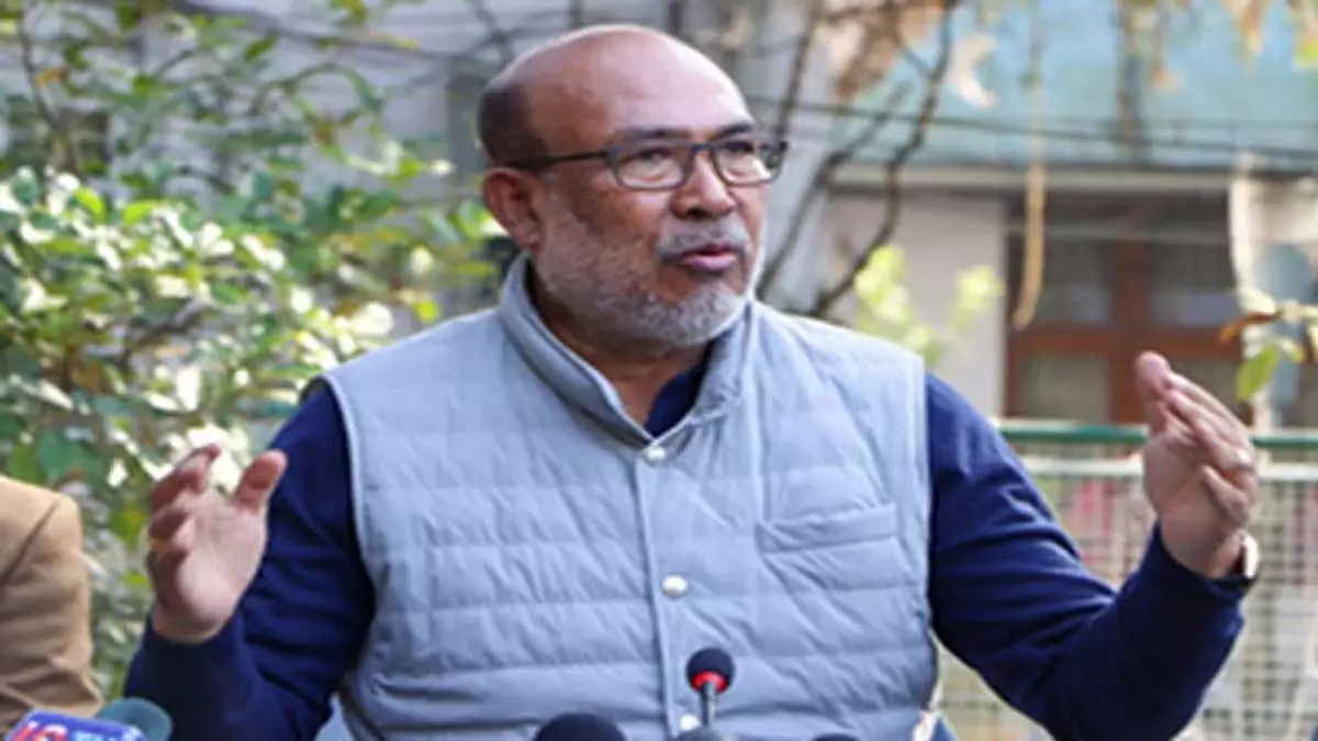 Manipur : बीरेन सिंह ने म्यांमार नागरिकों के असम राइफल्स द्वारा बायोमेट्रिक सत्यापन की सराहना की Manipur : बीरेन सिंह ने म्यांमार नागरिकों के असम राइफल्स द्वारा बायोमेट्रिक सत्यापन की सराहना की