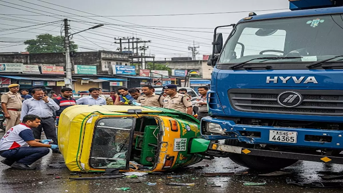 पटना में ऑटो और हाइवा ट्रक की भिड़ंत, 8 की मौत, 5 घायल पटना में ऑटो और हाइवा ट्रक की भिड़ंत, 8 की मौत, 5 घायल