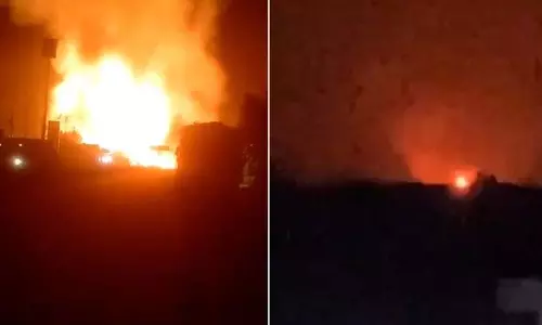 होशियारपुर-जालंधर रोड पर LPG प्लांट में लगी आग