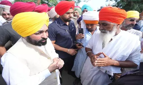 Punjab के मुख्यमंत्री भगवंत मान ने बाढ़ प्रभावित प्रत्येक व्यक्ति को मुआवजा देने का आश्वासन दिया