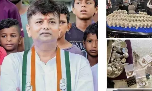 Karnataka: कांग्रेस विधायक केसी वीरेंद्र सट्टेबाजी मामले में गिरफ्तार Karnataka: कांग्रेस विधायक केसी वीरेंद्र सट्टेबाजी मामले में गिरफ्तार