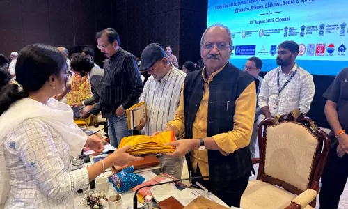 चेन्नई दौरे पर सांसद बृजमोहन अग्रवाल: शिक्षा, महिला और बाल कल्याण कार्यक्रमों की गहन समीक्षा