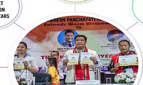 Arunachal CM ने पंचायत सशक्तिकरण के लिए SPICE फॉर्मूला पेश किया Arunachal CM ने पंचायत सशक्तिकरण के लिए SPICE फॉर्मूला पेश किया