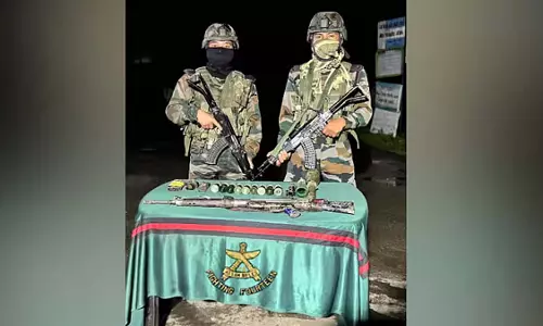 Assam  राइफल्स ने मिज़ोरम में हथियारों और गोला-बारूद का बड़ा जखीरा बरामद किया
