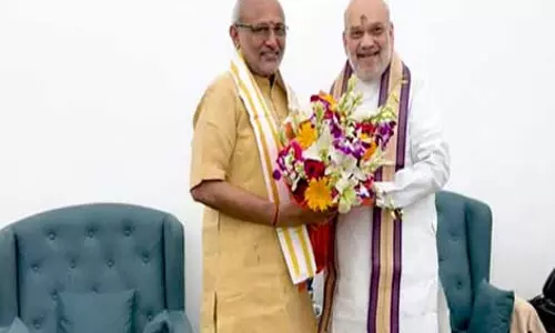 NDA के उपराष्ट्रपति पद के उम्मीदवार सीपी राधाकृष्णन ने दिल्ली में अमित शाह से मुलाकात की